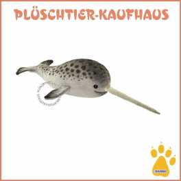 Hansa Toys- Plüschtier Narwal, Zahnwal-6137