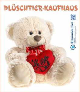 Teddybär mit Herz Ich liebe Dich, Teddy mit Herz Ich liebe Dich, Bär mit Herz Ich liebe Dich, Heunec 127074