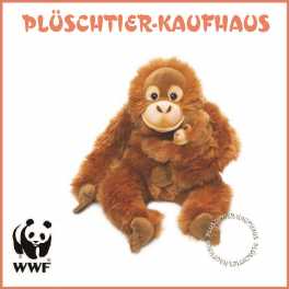 WWF Plüschtier Affe/ Orang-Utan Mutter mit Baby 16112