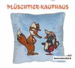 Herr Fuchs und Frau Elster als Kissen aus sehr weichem Pl&uuml;sch