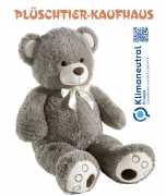 Grauer Teddyb&auml;r, Grauer Teddy, Teddy grau, Teddyb&auml;r grau, Heunec 134362