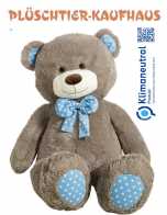 Grauer Teddyb&auml;r, Teddyb&auml;r grau, Heunec 134478